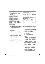 Preview for 12 page of EINHELL 4020455 Operating Instructions Manual