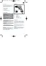 Preview for 5 page of EINHELL 41.327.60 Operating And Maintenance Instructions Manual