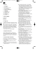 Предварительный просмотр 8 страницы EINHELL 41.523.30 Operating Instructions Manual