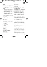 Preview for 11 page of EINHELL 41.713.25 Assembly And Operating Instructions Manual