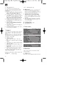 Preview for 12 page of EINHELL 41.713.25 Assembly And Operating Instructions Manual