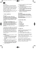 Предварительный просмотр 8 страницы EINHELL 41.723.91 Operating Instructions Manual