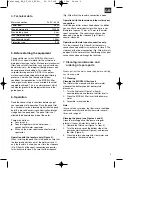 Предварительный просмотр 9 страницы EINHELL 41.723.91 Operating Instructions Manual