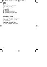 Предварительный просмотр 10 страницы EINHELL 41.723.91 Operating Instructions Manual