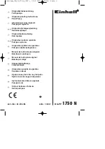 EINHELL 41.724.55 Original Operating Instructions preview