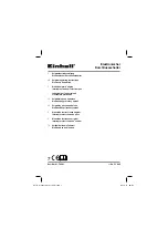 Предварительный просмотр 1 страницы EINHELL 41.742.21 Original Operating Instructions