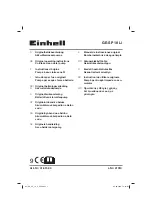 EINHELL 41.815.00 Original Operating Instructions предпросмотр