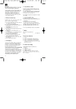 Preview for 16 page of EINHELL 4132761 Operating And Maintenance Instructions Manual