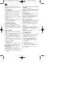 Предварительный просмотр 8 страницы EINHELL 4170460 Operating Instructions Manual