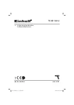 Предварительный просмотр 1 страницы EINHELL 42.572.31 Original Operating Instructions