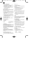 Preview for 16 page of EINHELL 42.583.31 Operating Instructions Manual