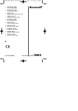 Предварительный просмотр 3 страницы EINHELL 42.584.55 Operating Instructions Manual