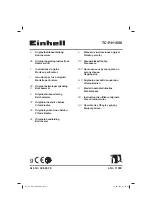 Preview for 1 page of EINHELL 42.584.78 Operating Instructions Manual