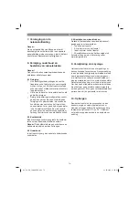 Предварительный просмотр 74 страницы EINHELL 42.584.78 Operating Instructions Manual