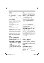 Preview for 56 page of EINHELL 42.585.50 Original Operating Instructions