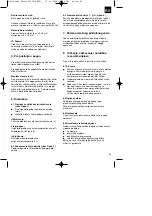 Предварительный просмотр 43 страницы EINHELL 42.585.70 Operating Instructions Manual