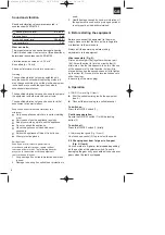 Preview for 8 page of EINHELL 42.585.71 Original Operating Instructions