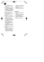 Preview for 14 page of EINHELL 42.589.85 Operating Instructions Manual