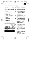 Preview for 19 page of EINHELL 42.589.85 Operating Instructions Manual