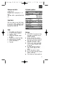 Preview for 31 page of EINHELL 42.589.85 Operating Instructions Manual