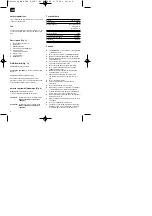 Preview for 8 page of EINHELL 42.590.60 Operating Instructions Manual