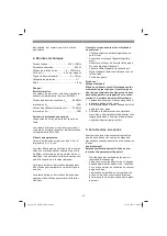 Preview for 22 page of EINHELL 42.599.05 Original Operating Instructions