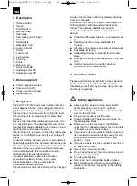 Preview for 12 page of EINHELL 43.002.71 Operating Instructions Manual