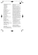 Preview for 39 page of EINHELL 43.005.10 Operating Instructions Manual