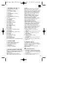 Preview for 69 page of EINHELL 43.005.10 Operating Instructions Manual