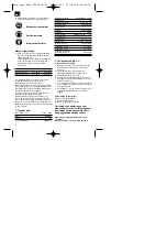 Preview for 72 page of EINHELL 43.005.10 Operating Instructions Manual