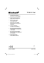 EINHELL 43.008.60 Original Operating Instructions preview