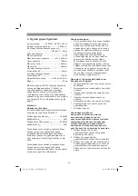 Preview for 56 page of EINHELL 43.012.95 Original Operating Instructions