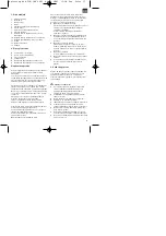 Preview for 37 page of EINHELL 43.041.20 Operating Instructions Manual