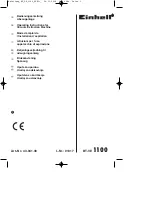 Предварительный просмотр 1 страницы EINHELL 43.041.30 Operating Instructions Manual