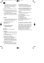 Предварительный просмотр 8 страницы EINHELL 43.041.30 Operating Instructions Manual