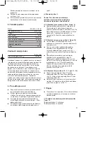 Предварительный просмотр 29 страницы EINHELL 43.041.30 Operating Instructions Manual