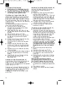 Preview for 18 page of EINHELL 43 072 20 Operating Instructions Manual