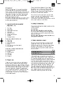 Preview for 21 page of EINHELL 43 072 20 Operating Instructions Manual