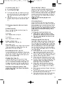 Preview for 25 page of EINHELL 43 072 20 Operating Instructions Manual