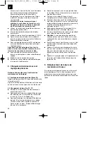 Preview for 34 page of EINHELL 43 072 20 Operating Instructions Manual