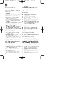 Preview for 46 page of EINHELL 43.090.10 Operating Instructions Manual