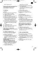 Предварительный просмотр 39 страницы EINHELL 43.090.30 Operating Instructions Manual