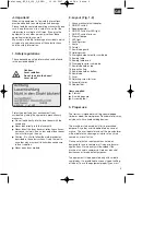 Предварительный просмотр 11 страницы EINHELL 43.090.31 Operating Instructions Manual