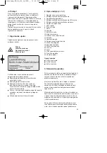 Предварительный просмотр 37 страницы EINHELL 43.090.31 Operating Instructions Manual