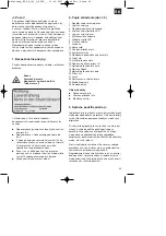 Предварительный просмотр 45 страницы EINHELL 43.090.31 Operating Instructions Manual