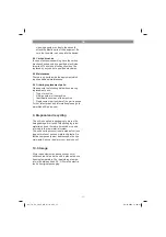 Preview for 11 page of EINHELL 43.090.46 Operating Instructions Manual