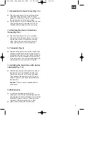 Предварительный просмотр 5 страницы EINHELL 43.106.00 Assembly Instructions Manual