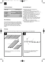 Предварительный просмотр 2 страницы EINHELL 43.111.50 Assembly Instructions/Operating Instructions