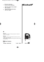 Предварительный просмотр 1 страницы EINHELL 43.210.78 Original Operating Instructions