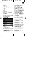 Preview for 5 page of EINHELL 43.301.41 Operating Instructions Manual